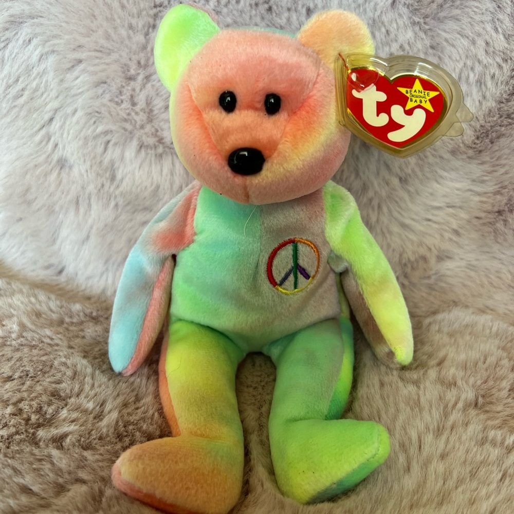 Ty Peace Bear Beanie Baby